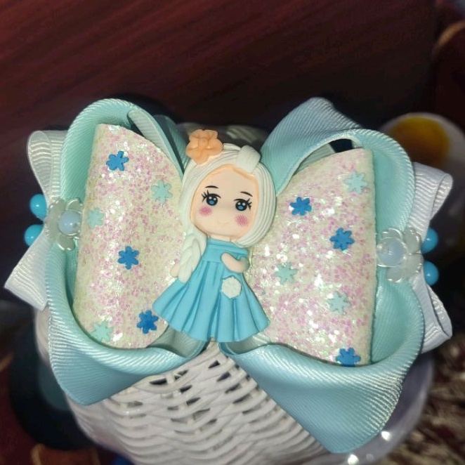 Jepitan Rambut Anak Princess Elsa Frozen