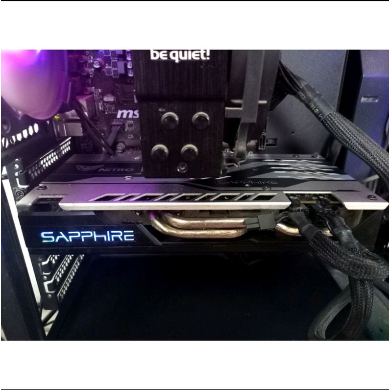 VGA Sapphire Nitro+ Radeon RX 580 4 GB Video Graphics Array nitro plus bukan pulse gaming graphics c