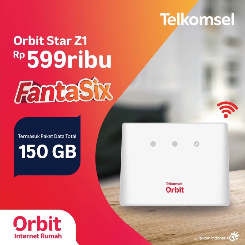Telkomsel Orbit Star Z1 WiFi Internet Rumah Portable