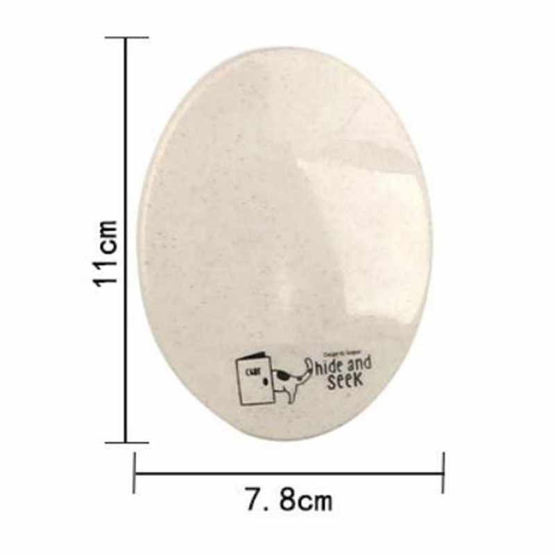 CERMIN LIPAT OVAL 2in1 - Cermin Saku Portable Mini + Sisir - Kaca Lipat Make Up Travel Aesthetic-4