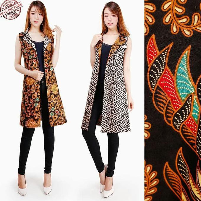 AZILA BOLERO BATIK ROMPI BOLAK BALIK