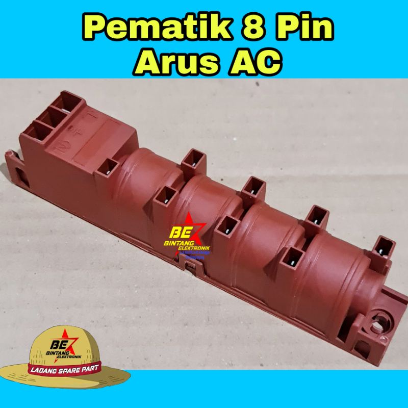 PULSE IGNITION KOMPOR ARISTON AC 8 SOKET AKUMULATOR ELEKTRIK GAS 8 PIN 220V