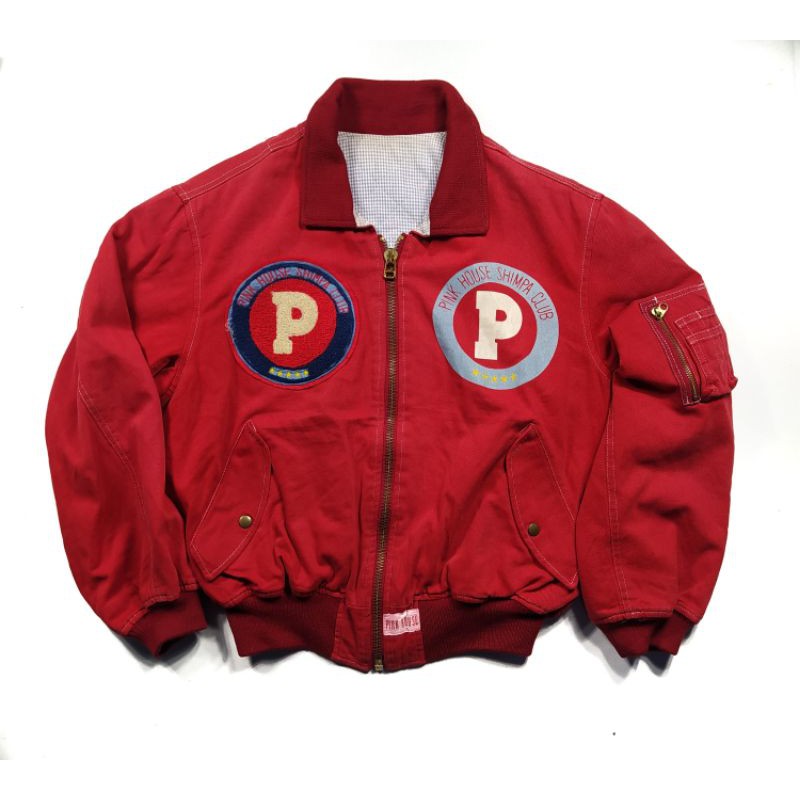 Pink House Jaket Bomber Vintage
