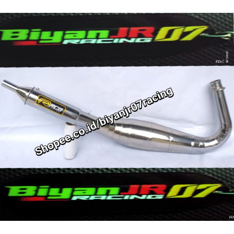 Knalpot RX KING RCB croom tello kolong drag