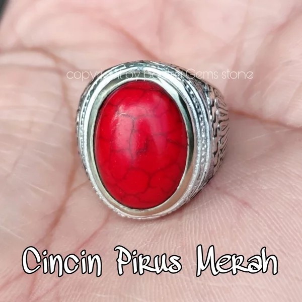 Cincin Pirus Merah Minimalis Termurah