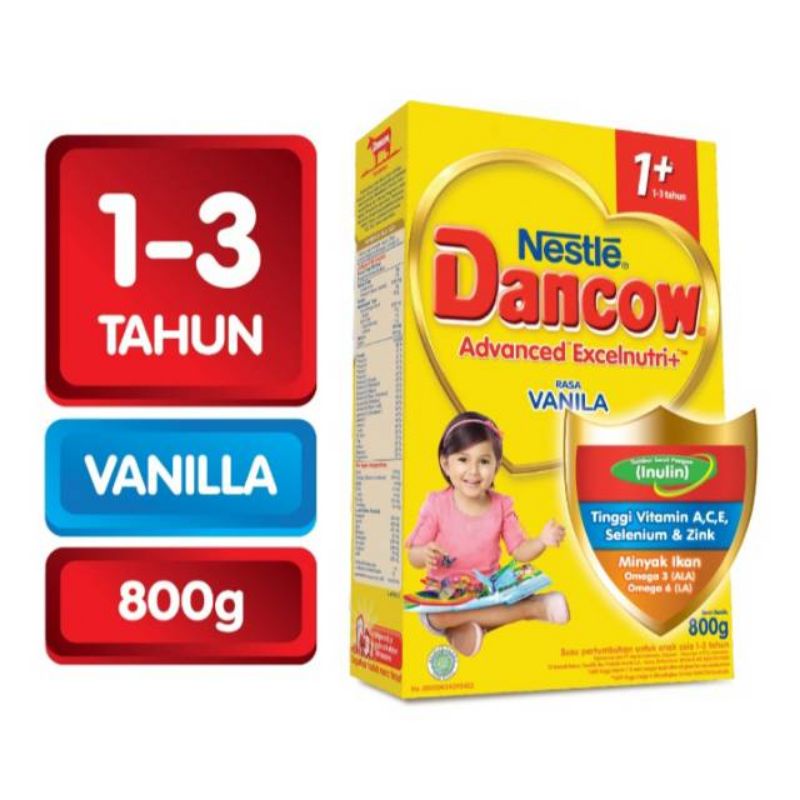 Dancow,1,+vanila, madu, cokelat,800gr