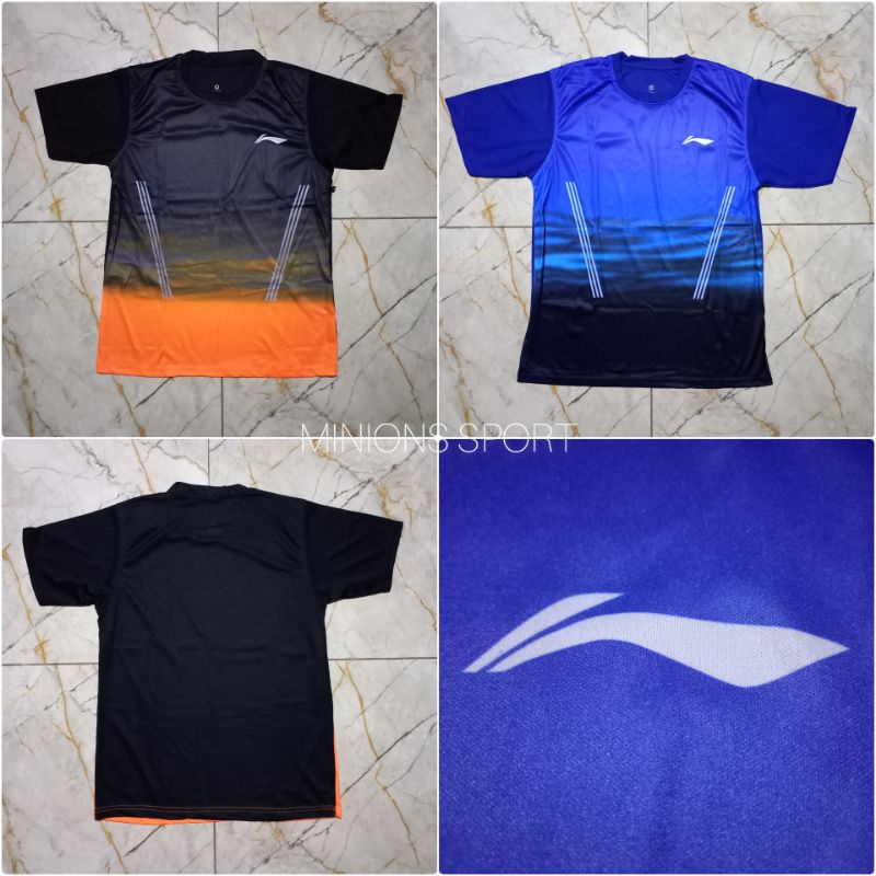 kaos jersey olahraga badminton / bulutangkis lining