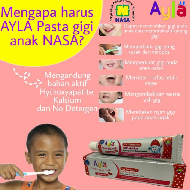 Pasta gigi anak ayla
