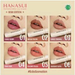 Hanasui lipcream boba edition