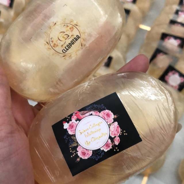 Sabun colagen by cleopatra satuan @35rb, sabun pemutih badan bisa terlihat hadil nya dalam 1minggu