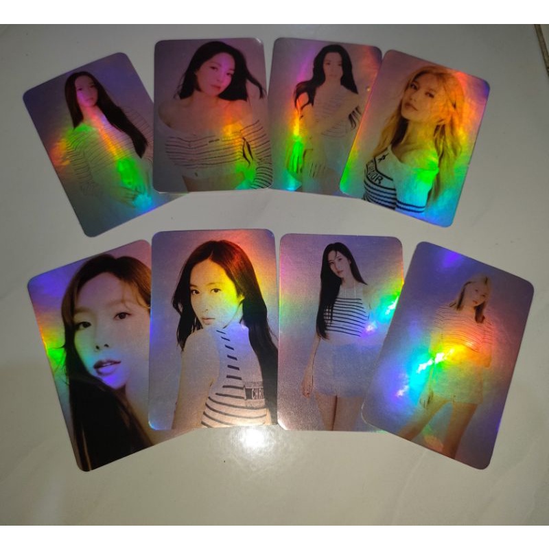 KPOP SNSD Photocard hologram set all member