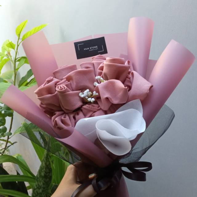 Buket Hijab / Kado Wisuda / Kado Ulang Tahun [45P]