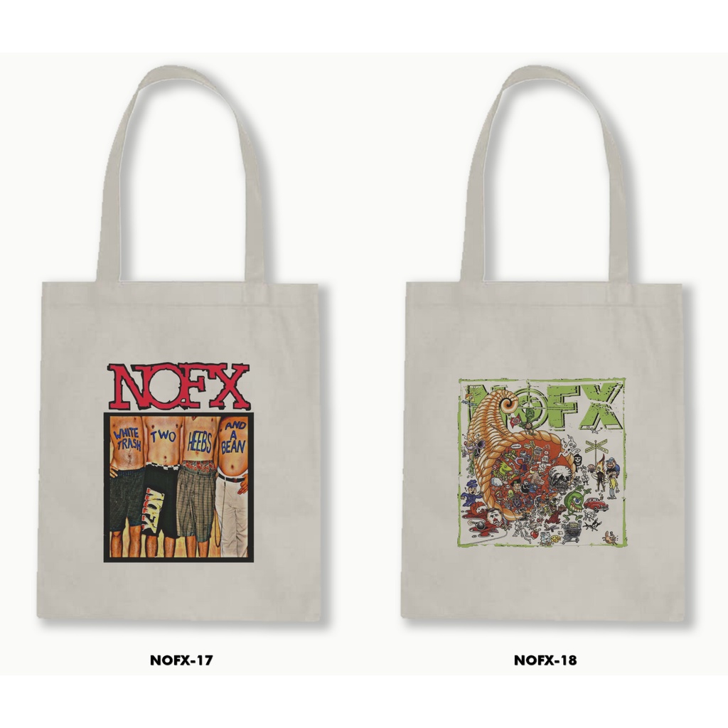 TOTE BAG BLACU - NOFX .01