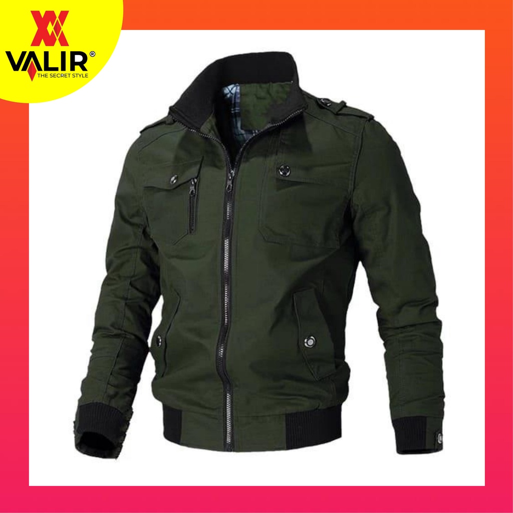 Jaket Taslan Pria Terbaru 2021keren/ Jaket Taslan Pria Original Valir Ruster