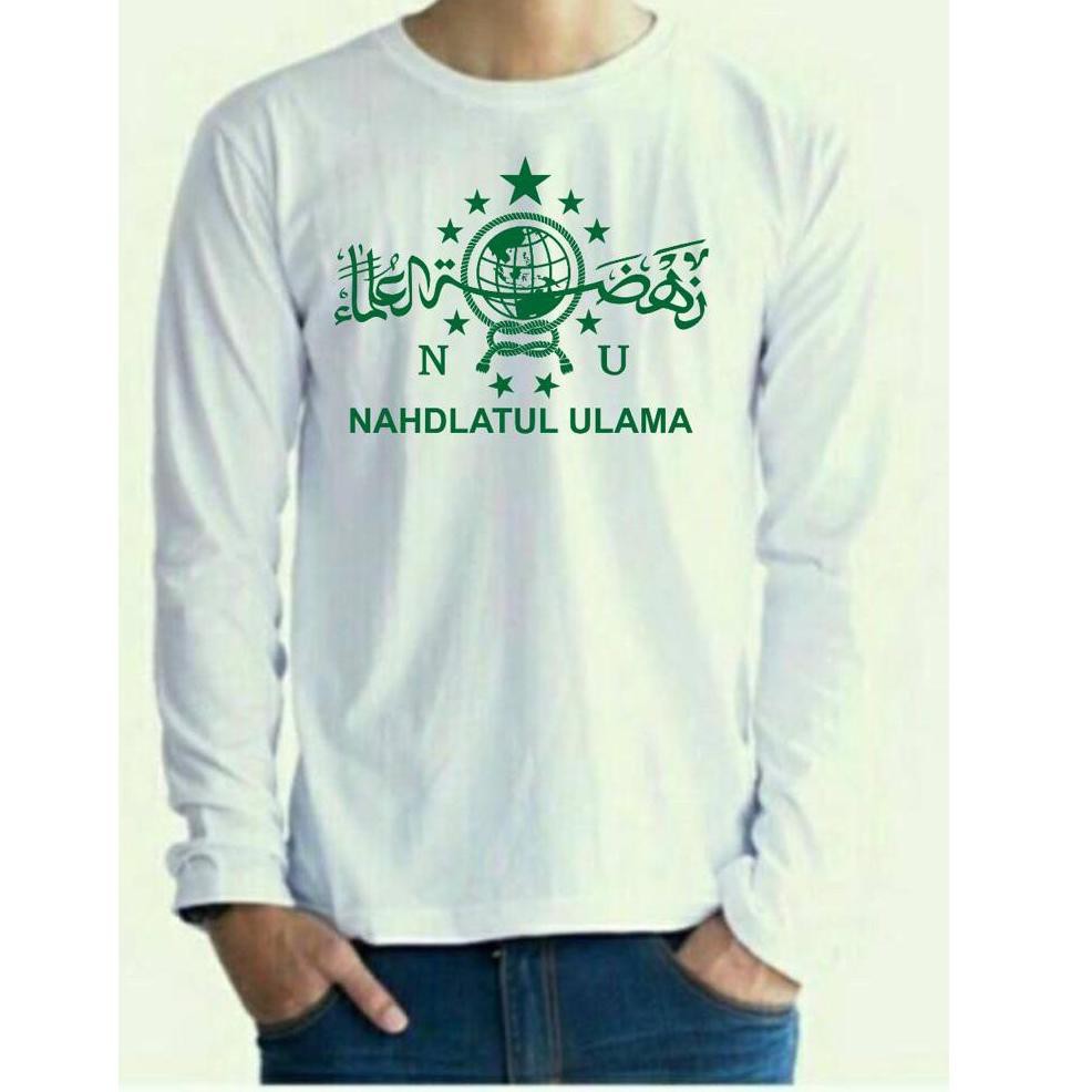 Terbaik Topmode- kaos pria dewasa NU nahdlatul ulama lengan panjang