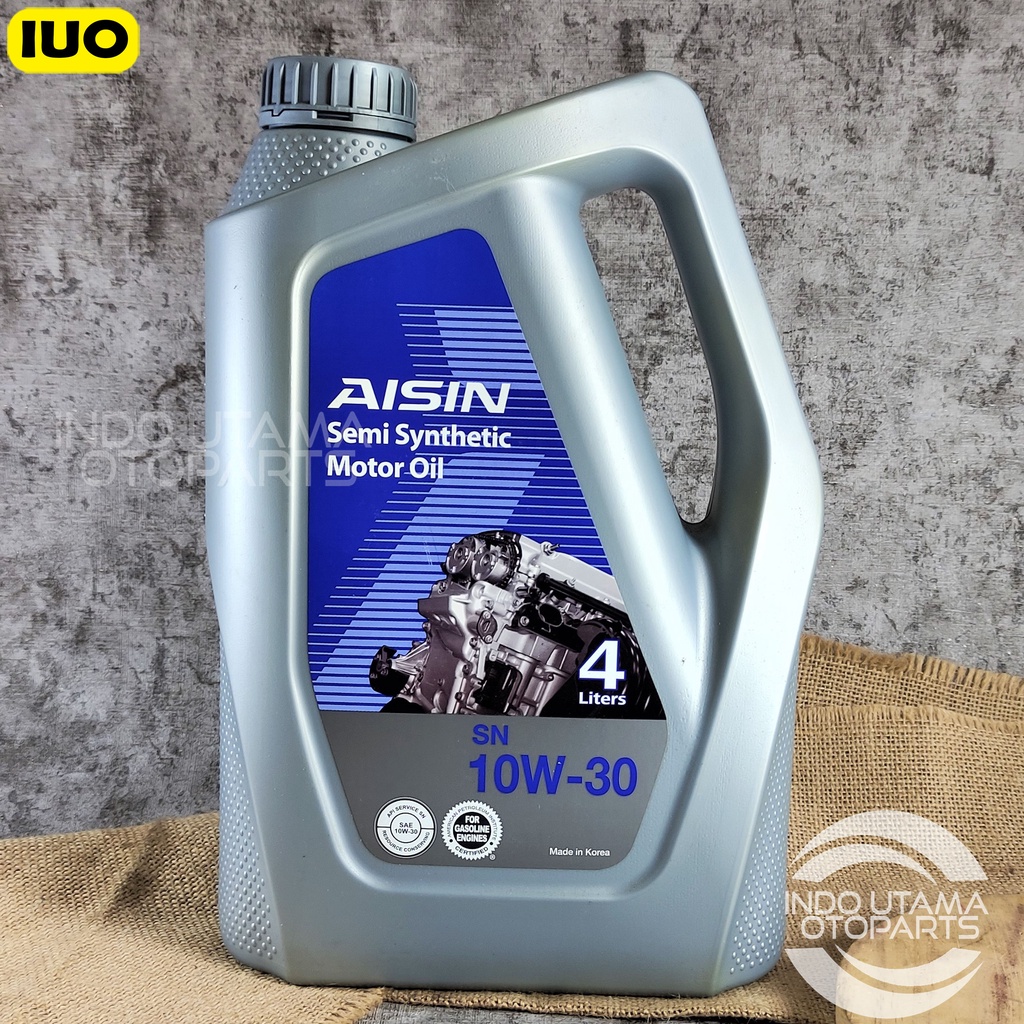 Oli Aisin 10W 30 API SN/CF Synthetic isi 4 ltr ASLI