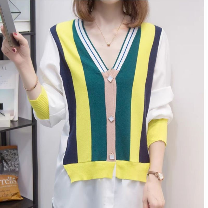 MDLV - 39003# Polly Knit Cardigan Premium Import Cardigan Blouse Korea Fashion import