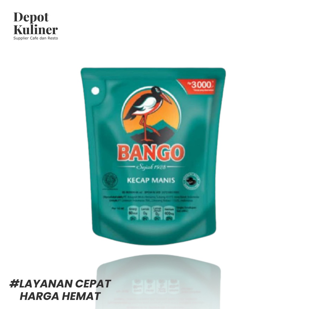 3 Pcs Kecap Manis Bango 60ML Pouch Refill