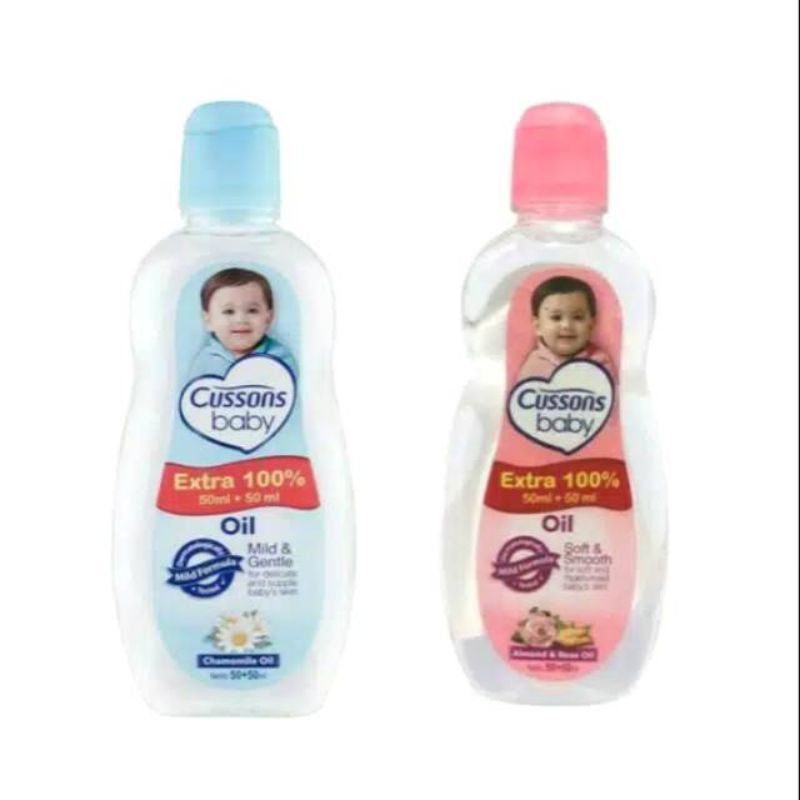 cussons baby oil 50+50ml