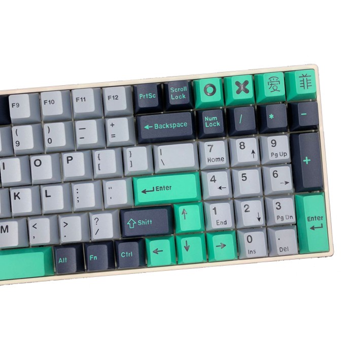 KEYCAPS ABS HAMMERHEAD LIGHT CHERRY PROFILE MECHANICAL KEYBOARD