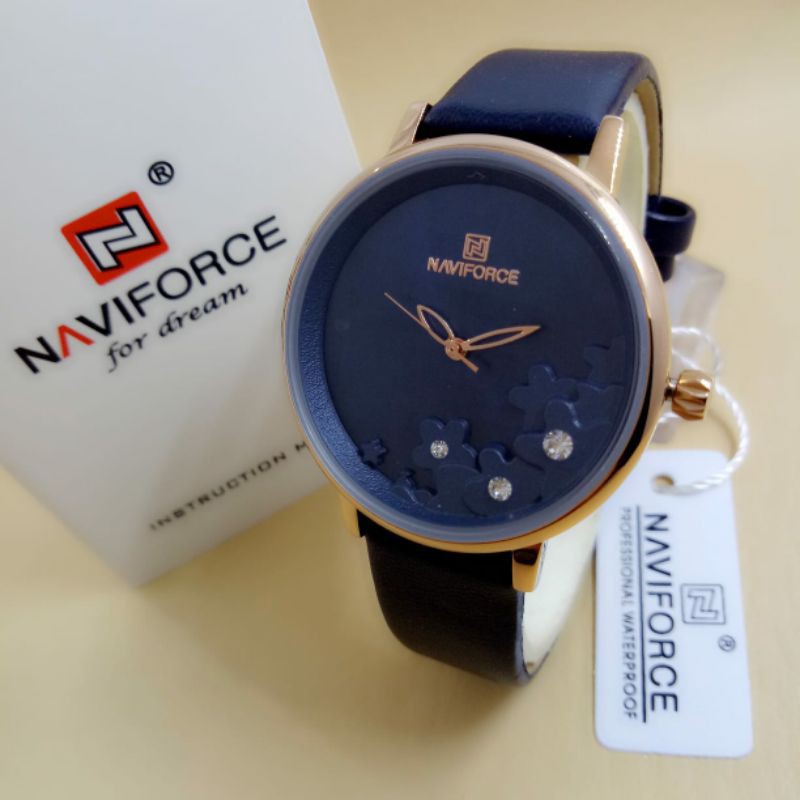 Jam tangan Naviforce 5012 kulit original