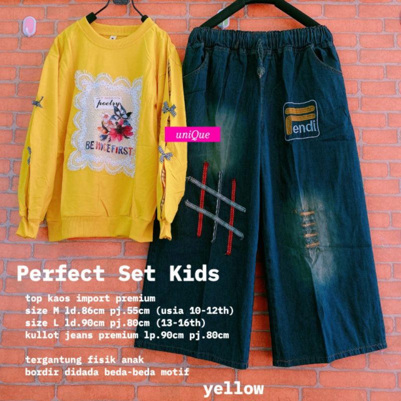 perfect set kids by unique