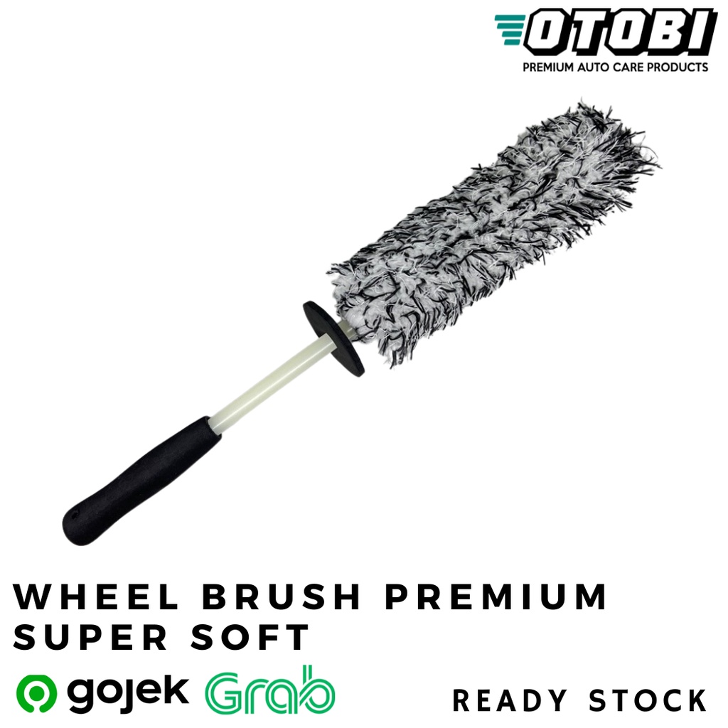 Wheel Brush Panjang Super Halus Premium Sikat Velg Bagian Dalam Roda