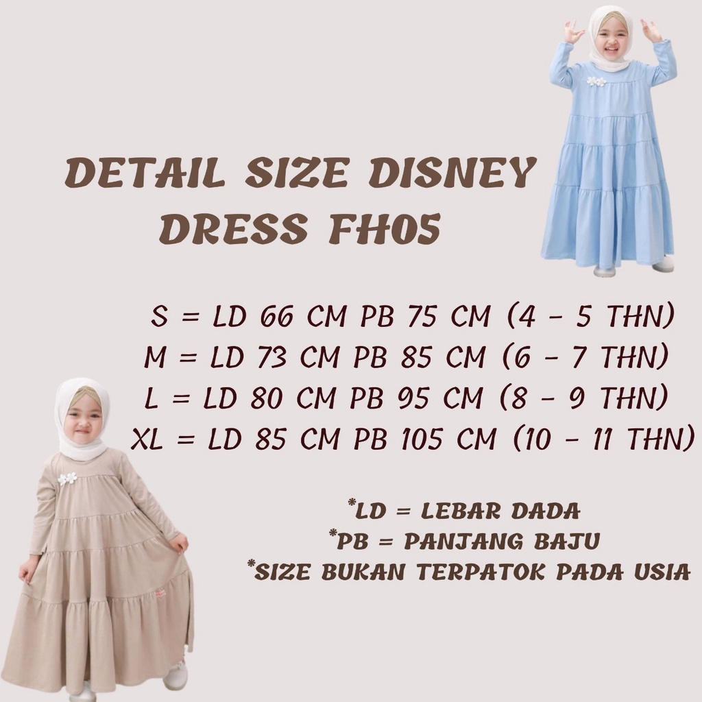 Gamis Anak Susun 1-12 Tahun Model Bahan Voxy Melar Balita Batita Murah Kids Kecil Perempuan Cewe Cewek Remaja Tanggung Baju