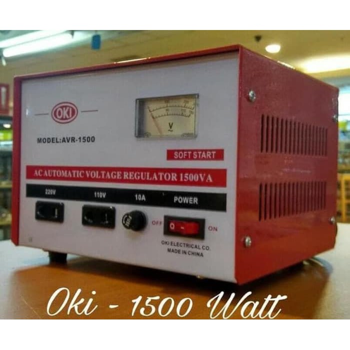 Promo Stabilizer /stavol Regulator Listrik OKI 1500 watt Stabilizer