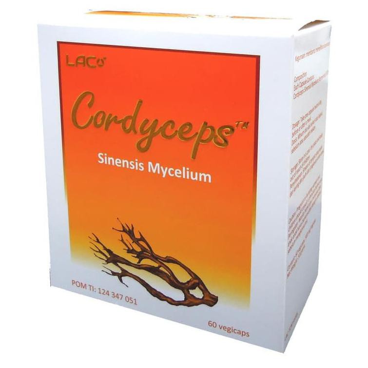 Lac Cordyceps Sinensis Mycellium - 60 Vegicaps Bpom
