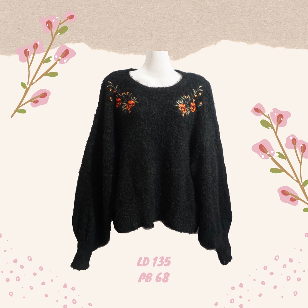 KATALOG 1 OUTER JAKET SWEATER FUZZY BULU-BULU