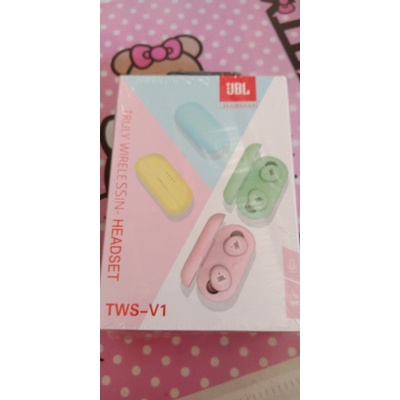 JBL by HARMAN.TRULY WIRELESSIN-HEADSET TWS-V1.PURE BASS SOUND,UPGRADE YUOR SOUND EXPERIENCE.