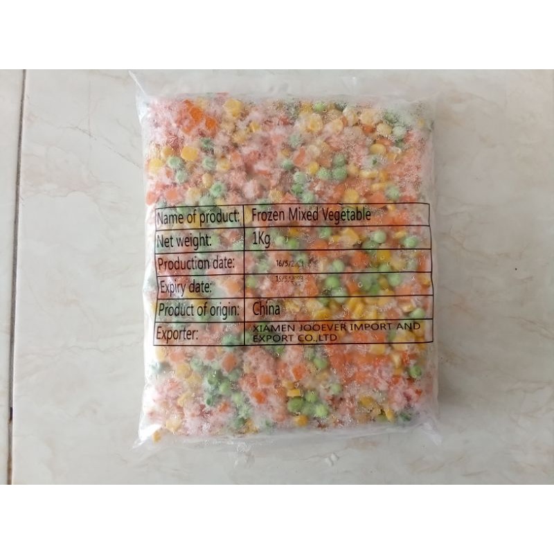 

FROZEN MIXED VEGETABLE 1kg