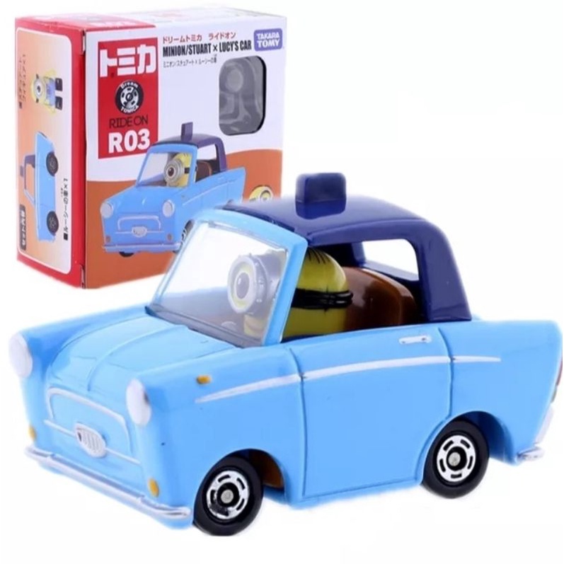 TOMICA DREAM RIDE ON R-03 MINION / STUART X LUCY'S CAR TAKARA TOMY Original