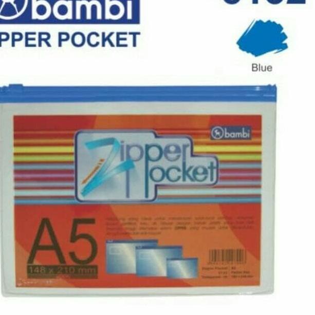 

zipper pocket A5 Bambi ,.