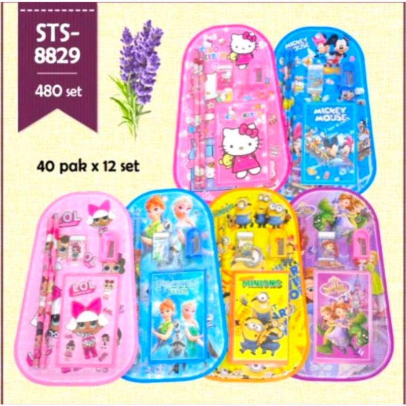 

Paket Alat Tulis Set 5in1 Karakter Lucu / Set Alat Tulis Sekolah - 8829
