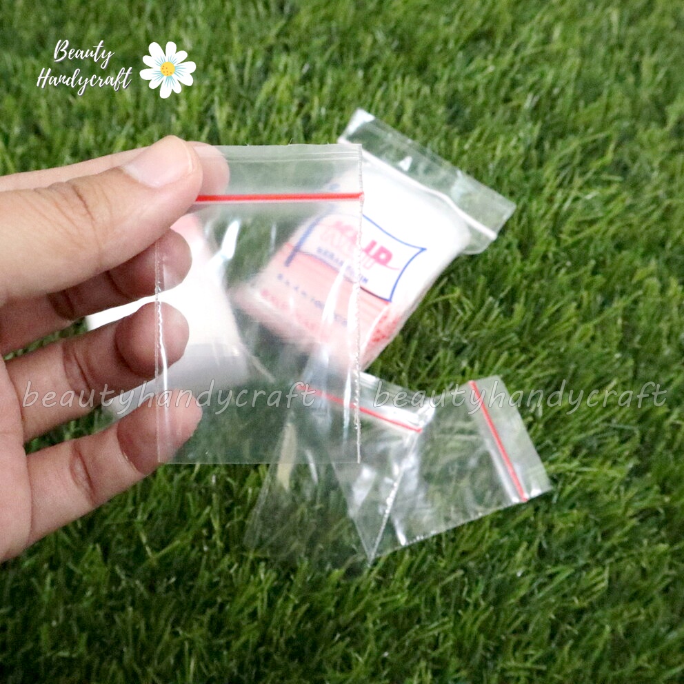 Plastik klip plastik cetik 100 lbr ukuran 4x6cm