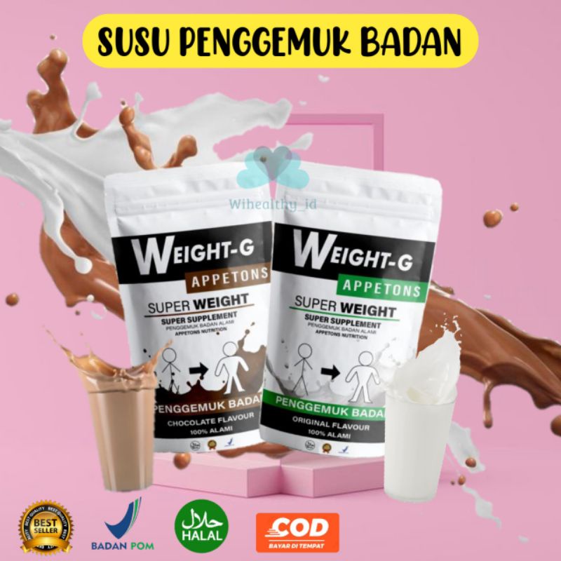 

WEIGHT G APPETON susu penggemuk badan