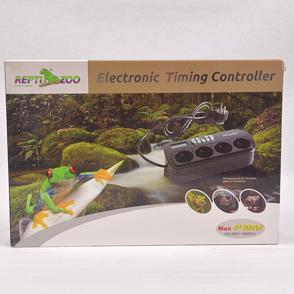 

REPTIZOO Aksesories Kandang Timer and Charging Dock 4slot