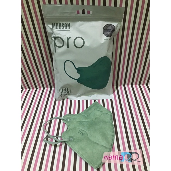 Masker Mouson Pro KN95 Warna Green Nude