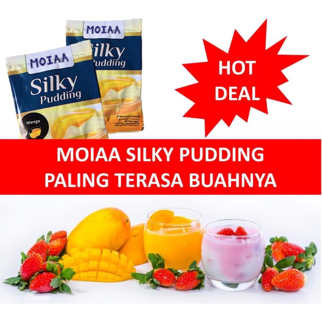 

MOIA | MOYA | MOIAA | Silky Pudding | Puding Susu murah | Instan | Hot - murah murah promo