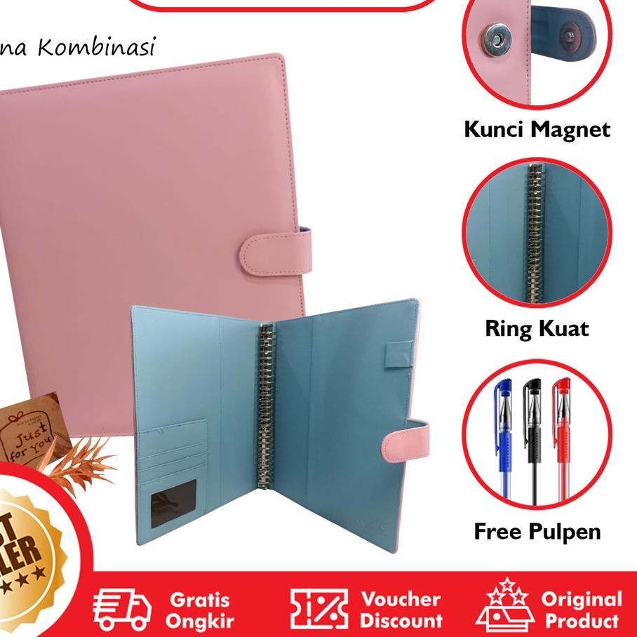 

Terbaik! Binder Polos Kombinasi A5 Ring 20