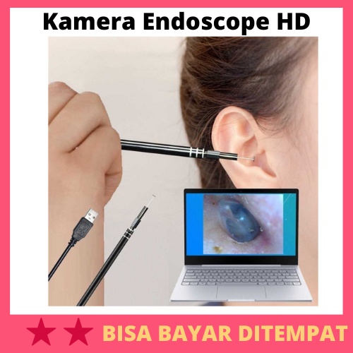 Kamera Endoscope HD Visual USB Earpick 5.5mm / Pembersih Telinga Korek Kuping Mulut Hidung Ear Wac C