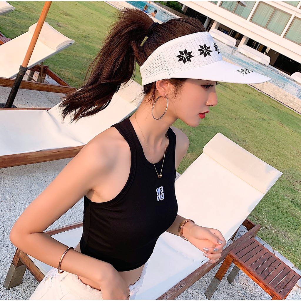 Topi Baseball Motif Daisy Bunga Pelindung Sinar Uv Fashion Untuk Wanita Gaya Korea