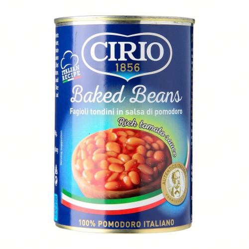 

CIRIO baked beans 420gr kacang panggang saus tomat