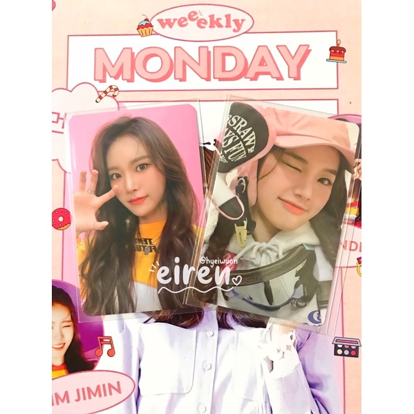 [BOOKED] Official Weeekly Soojin Season Greeting SG & Monday We Play Album photocard pc