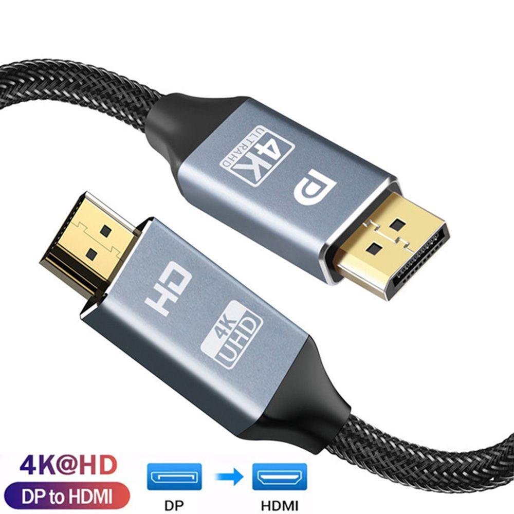 POPULAR Dp to HDMI Cable Splitter Line Male to Male Converter Adaptor Kabel