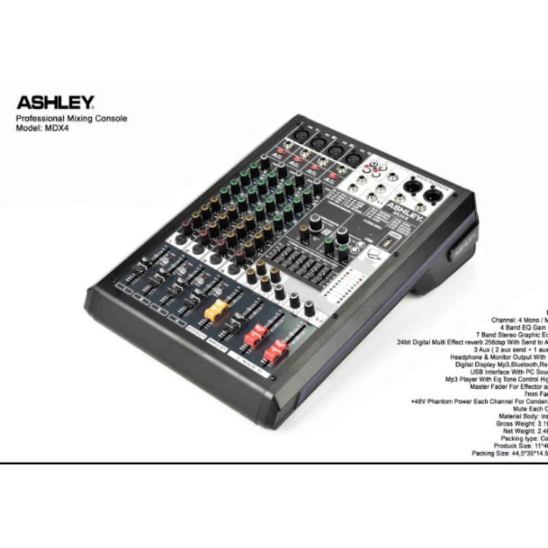 Mixer Audio Ashley Mdx4 Original Mdx 4 New Model
