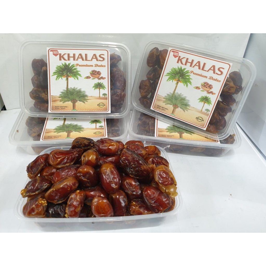 Kurma khalas premium 250gr/// KHALAS AL SAAD / OLEH OLEH HAJI UMROH / KURMA MURAH / KURMA SEHAT /KURMA