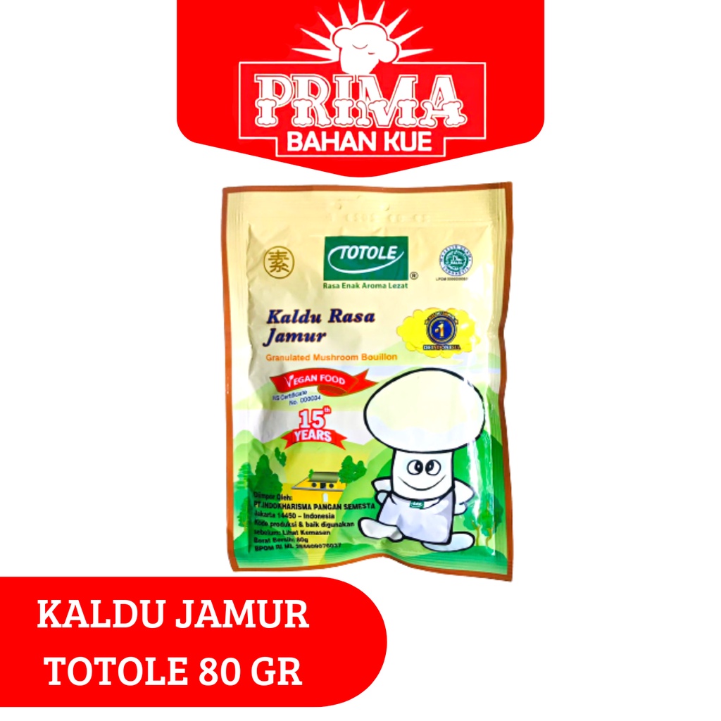 

Kaldu Jamur Totole 80gr